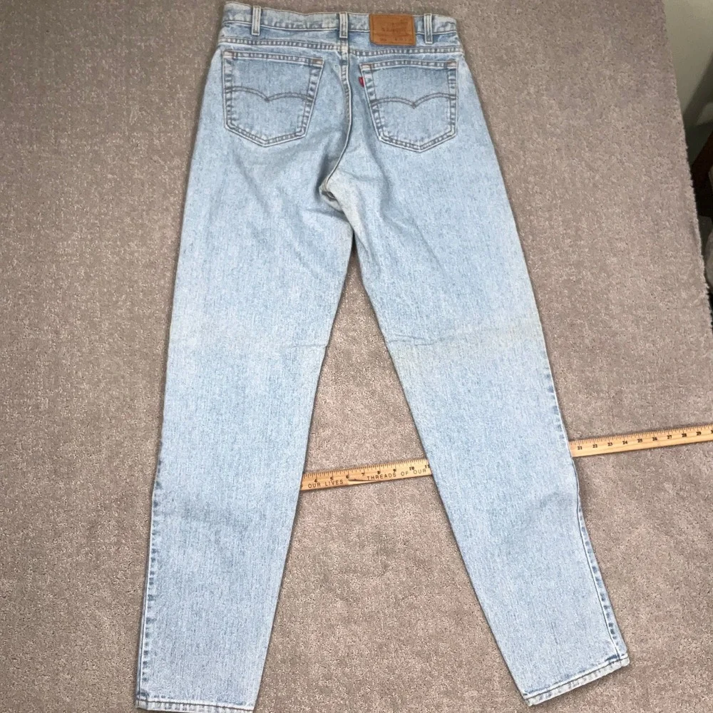 Levi's 550 Jeans Mens 34W 36L Faded Blue Relaxed Fit VTG USA